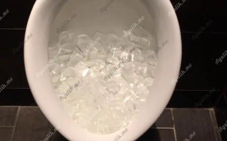 Лёд в писуарах